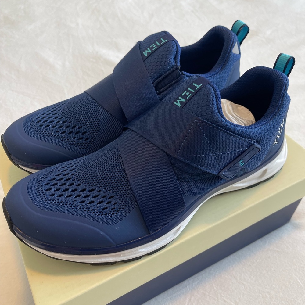 TIEM Navy Slip-On Athletic Sneakers for Women